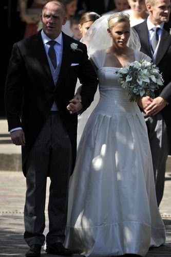 In Pictures Zara Phillips And Mike Tindall Wedding Stylist