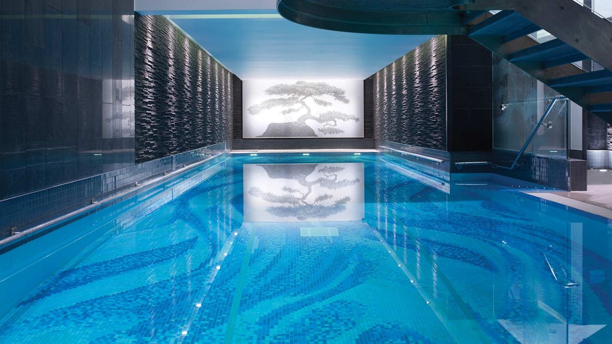 Hidden Gem Swimming Pools At Luxury London Hotels Stylist Once Upon A Time The Langham S 16 Metre Bat Pool Was Bank Vault Those With Membership Can Admire Its Majestic Structure As They Pound Lengths