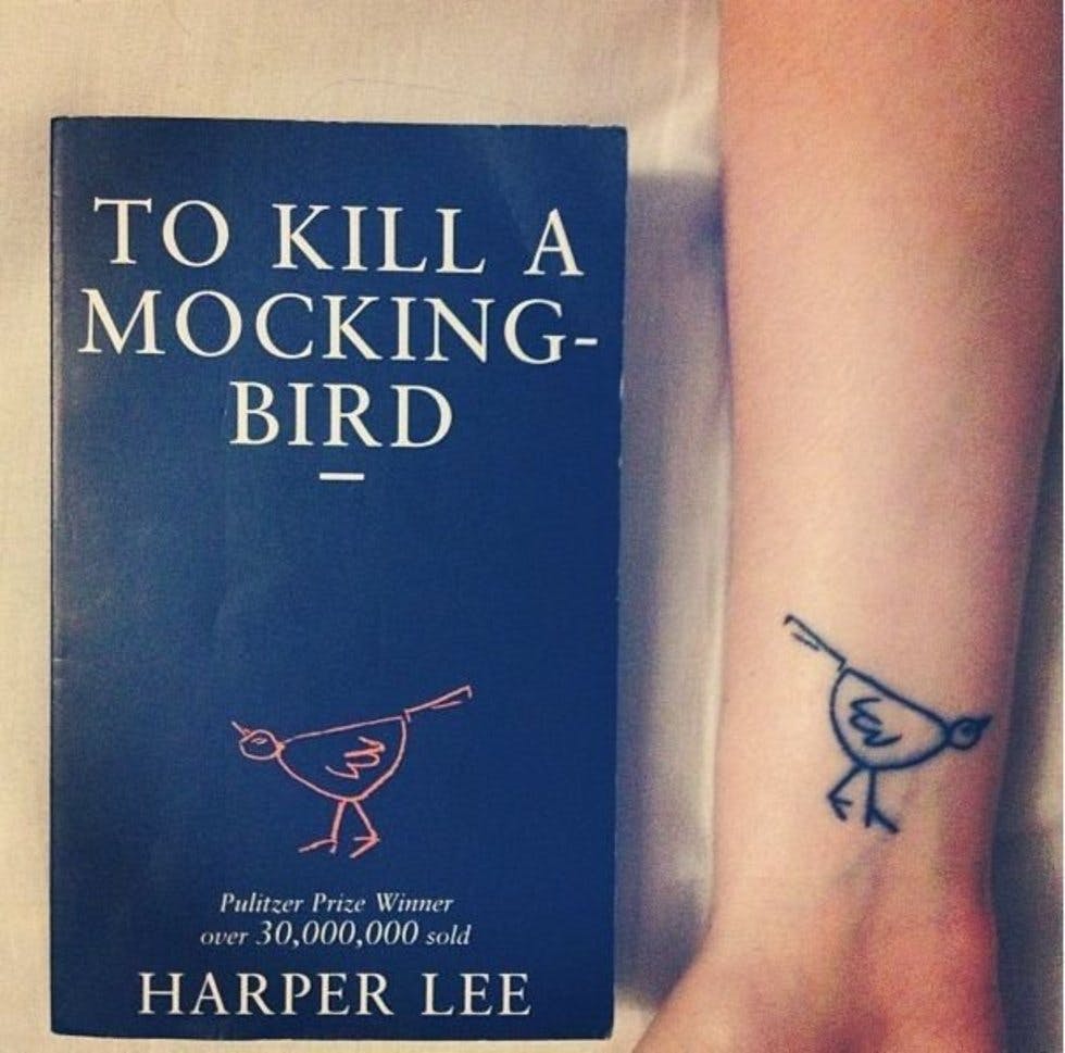 To Kill A Mockingbird Life Quotes to kill a mockingbird life quotes beautiful and subtle literary tattoos to reference your favourite