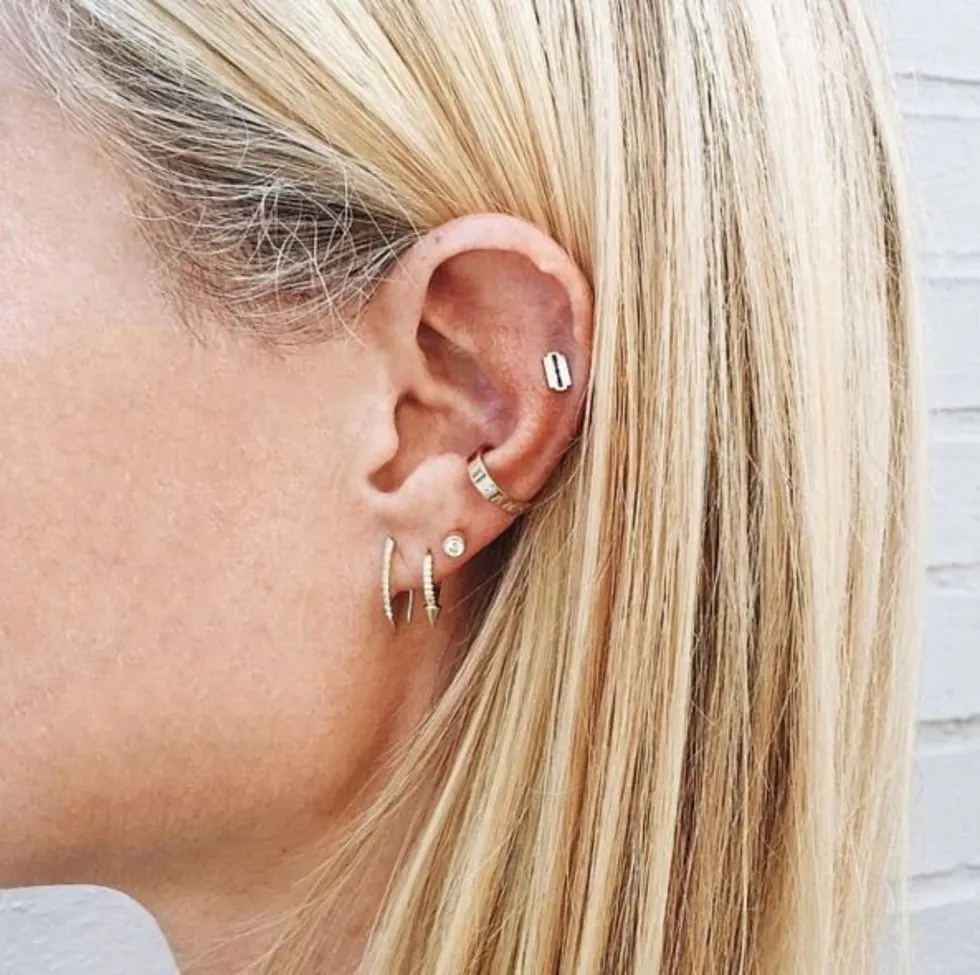 The 50 most unique multiple ear piercing ideas | Stylist