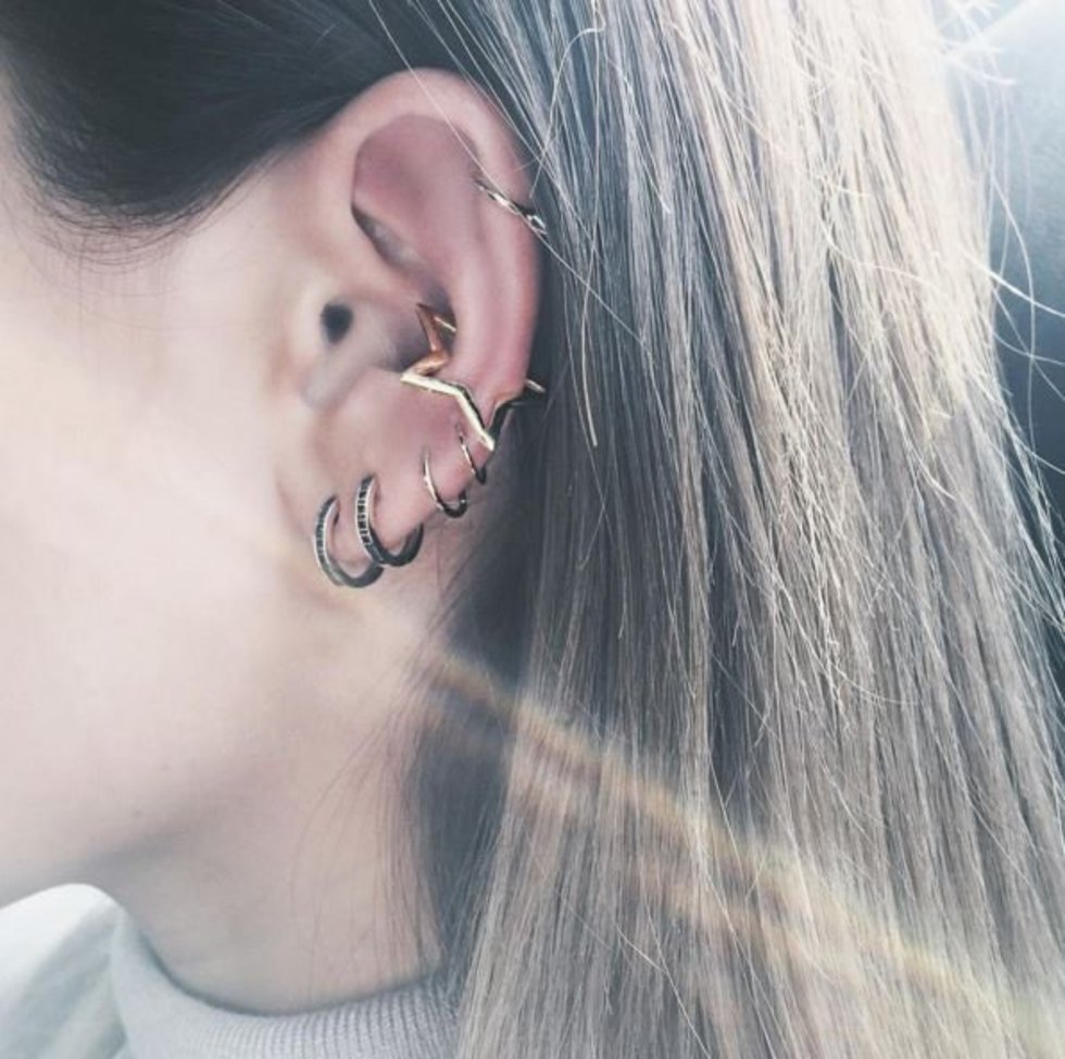 The 50 most unique multiple ear piercing ideas Stylist