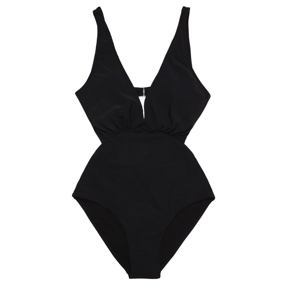 Bardot necklines, ruffles and crop tops standout swimwear to pack this