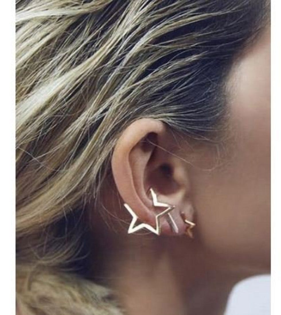30 beautiful constellation and astronomy ear piercings, from cuffs to