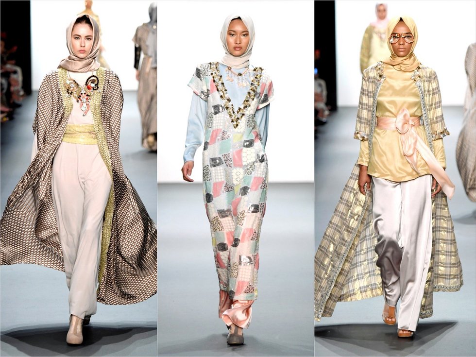 An all-hijab show has made history at Fashion Week  Stylist