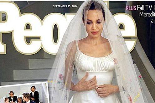 Angelina Jolie's wedding dress revealed | Stylist