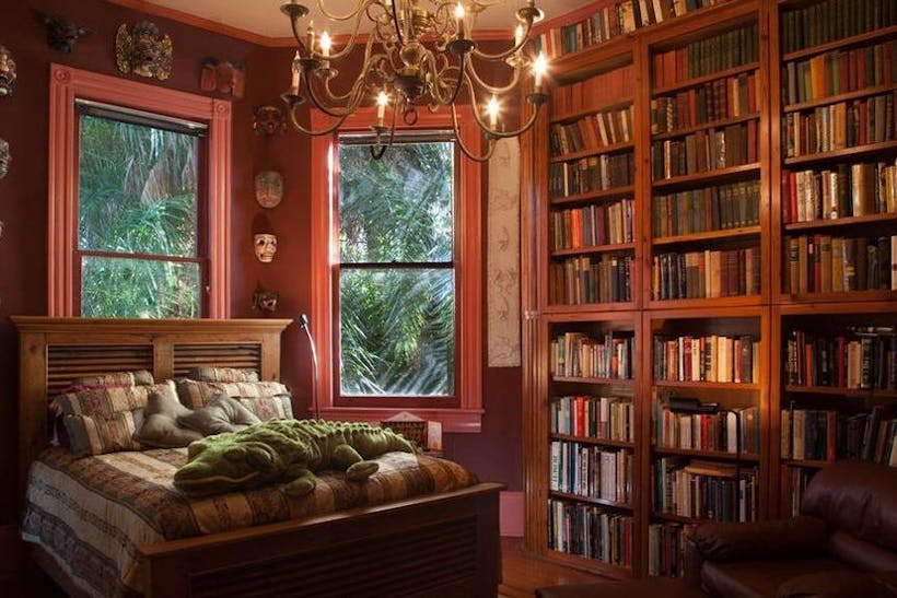These beautiful libraries are all available to rent on Airbnb Stylist