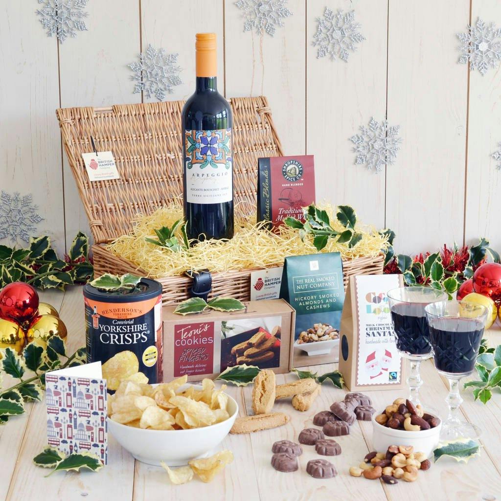 The best luxury food, wine and cheese Christmas hampers for Christmas 2018
