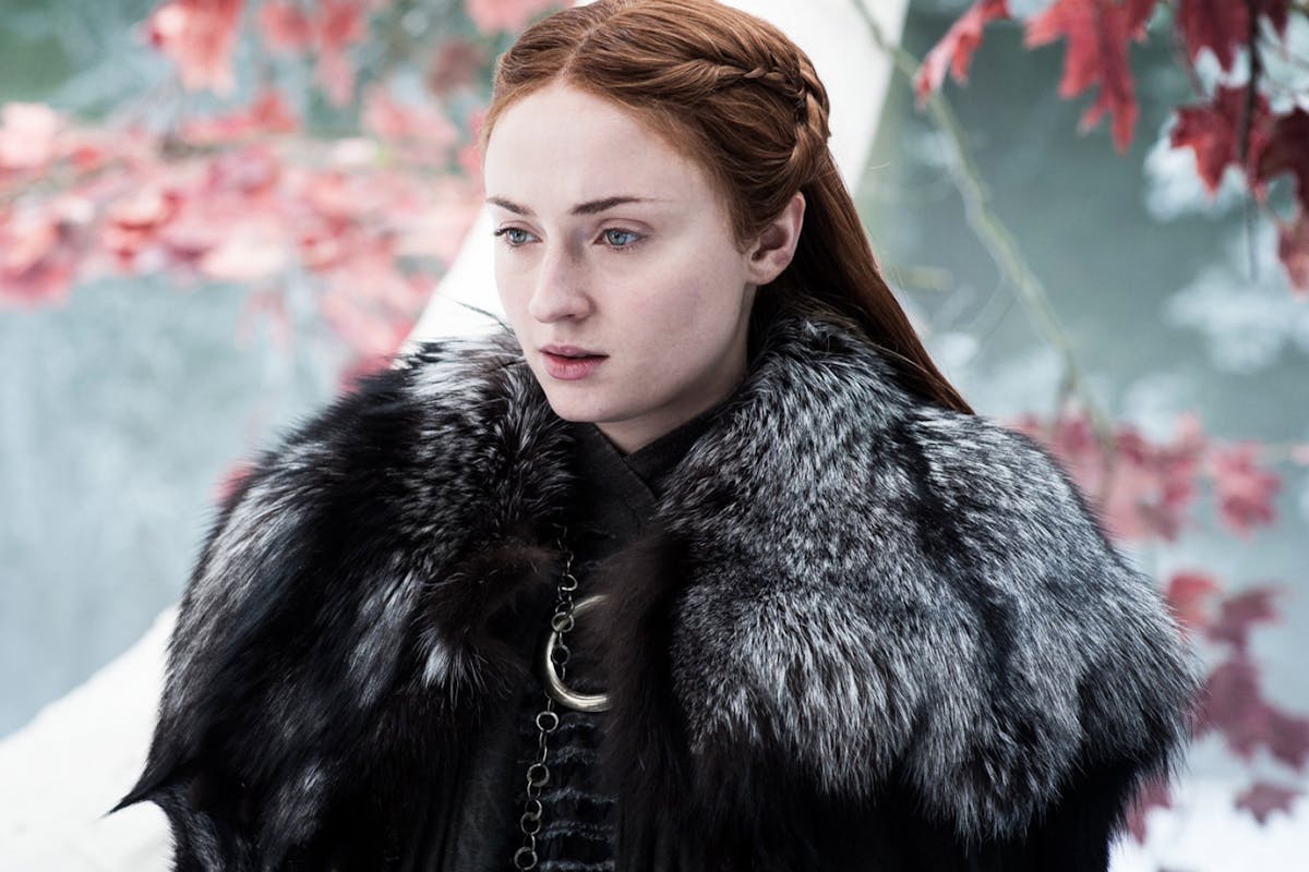 Sophie Turner as Sansa Stark in Game of Thrones