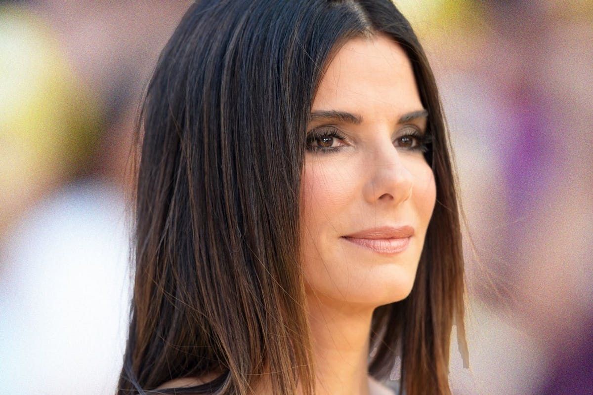 Sandra Bullock in profile