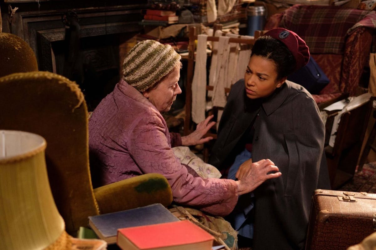 Annette Crosbie as suffragette Clarice Millgrove in Call the Midwife