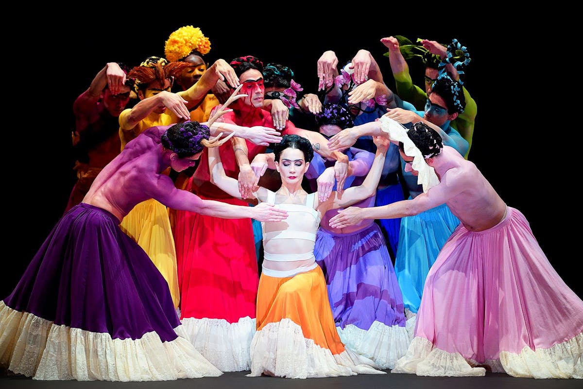 English National Ballet dancers performing