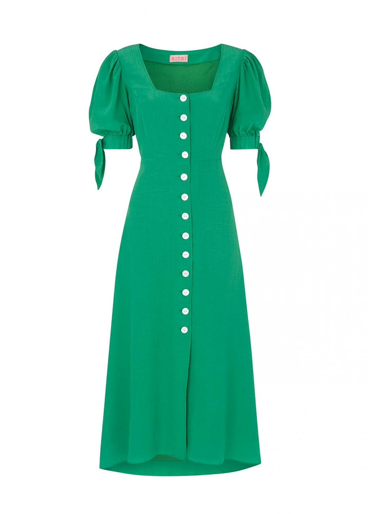 Flattering milkmaid summer dress trend 2019